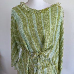 Pull over Green Women Sweater
